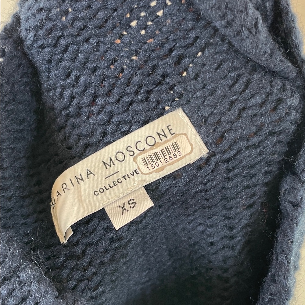 Marina Moscone x RTR Navy Turtleneck Sweater, XS - Picture 4 of 8